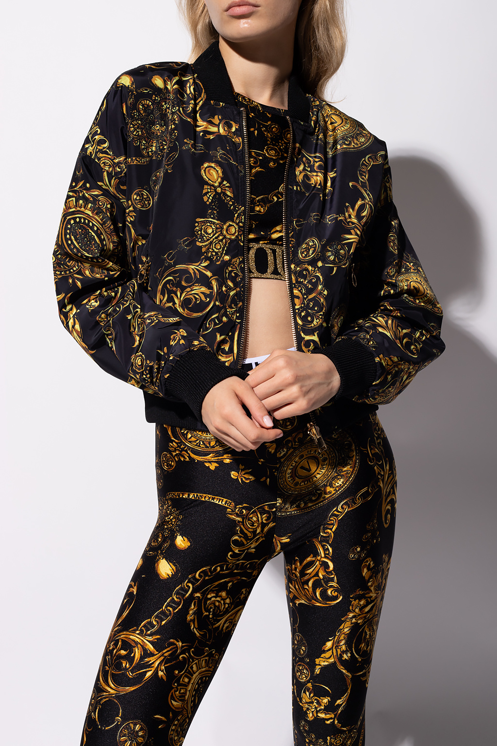 fake versace bomber jacket